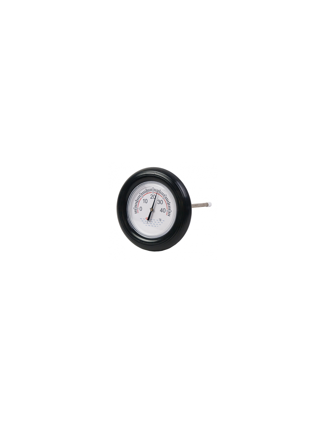 Thermomètre flottant avec bouée noire DELPHIN