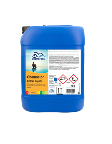 Chlore non stabilisé liquide 9.6%...