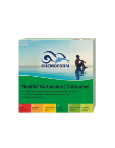 Floculant longue durée boîte de 8 cartouches de 125 gr