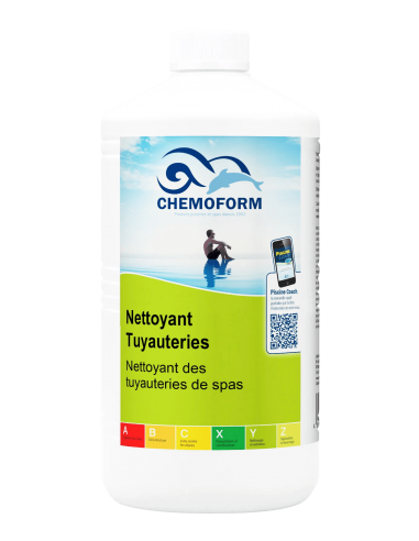 Nettoyant pour tuyauteries spa et baignoires bidon de 1 L