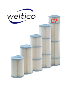 Cartouche C5 pour skimfiltre WELTICO HT 520mm Ø 182 mm