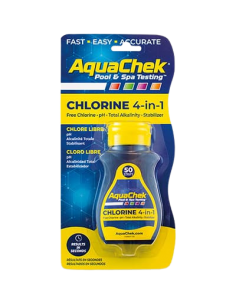 Bandelettes AQUACHEK test PH chlore TAC acide cyanurique