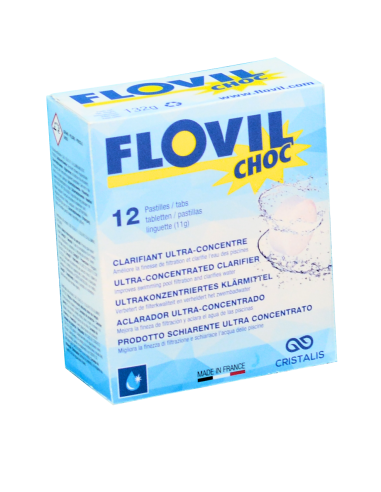Flovil choc pastilles de 11 gr boîte de 12