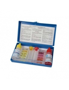 Trousse d'analyse PH-CH bouteille rouge phénol/orthotolidine